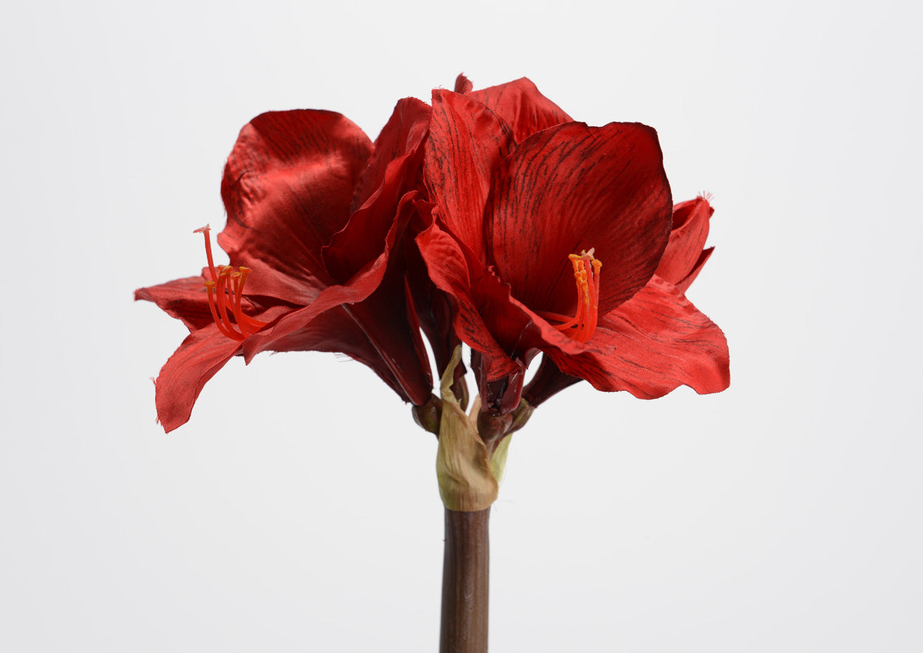 Décoration Tige Amaryllis fleurs artificielles