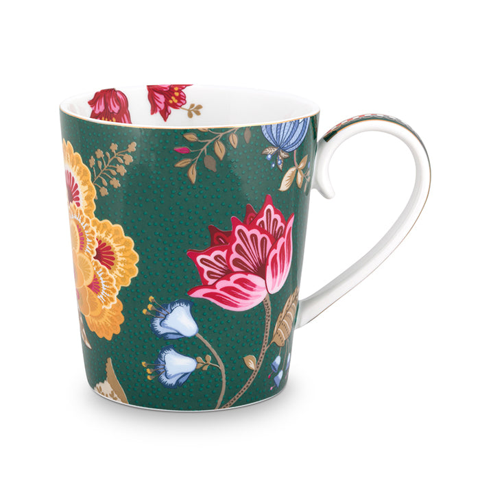 A TABLE Mug ALPHABET -Z Vert en porcelaine