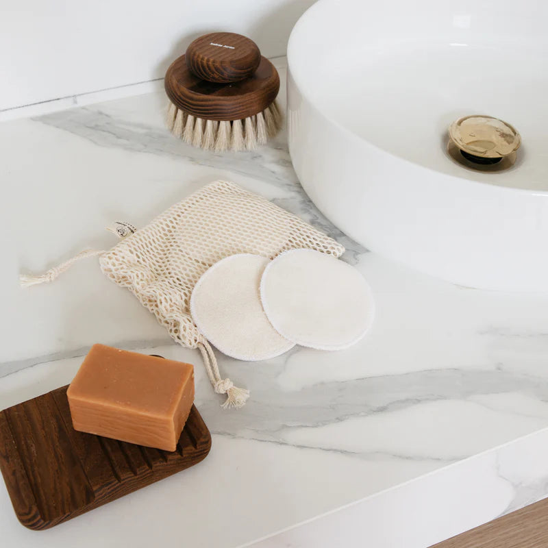 SALLE DE BAIN 5 cotons démaquillants lavables