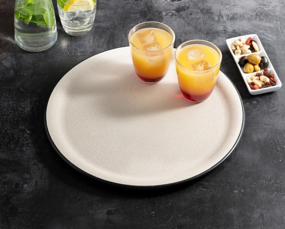 A TABLE Plateau de service LIMO Stars Beige