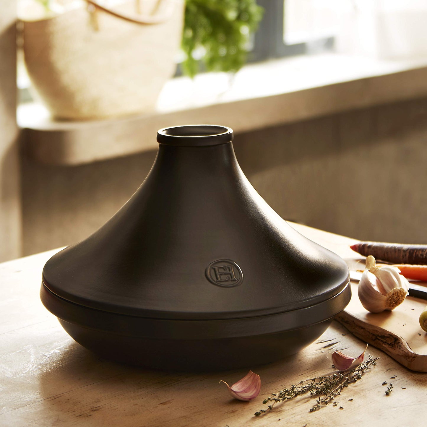 EN CUISINE Tajine 26cm Ardoise en céramique