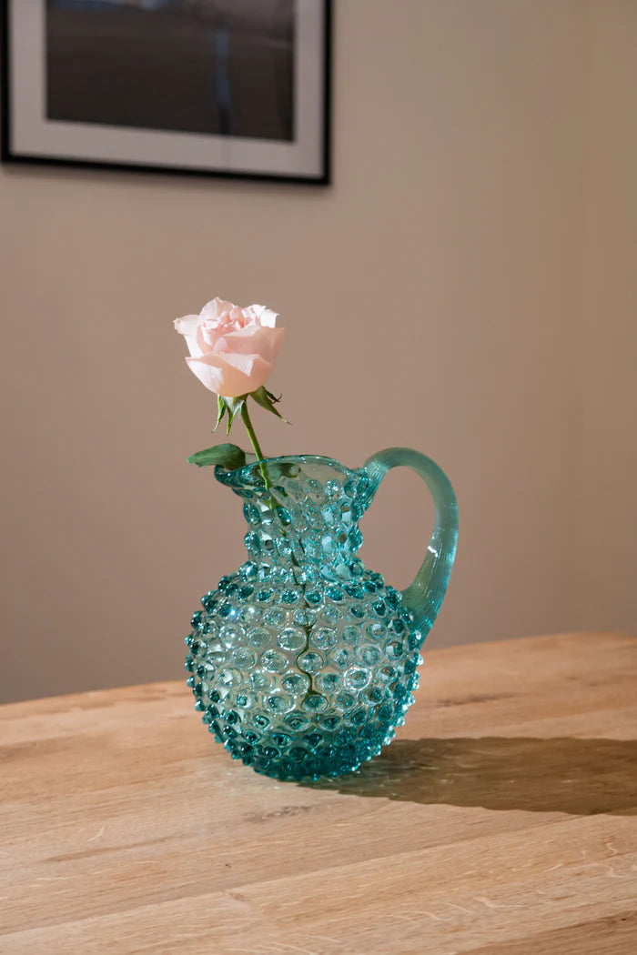 Carafe cristal de Bohême Beryl anse transparente 1L