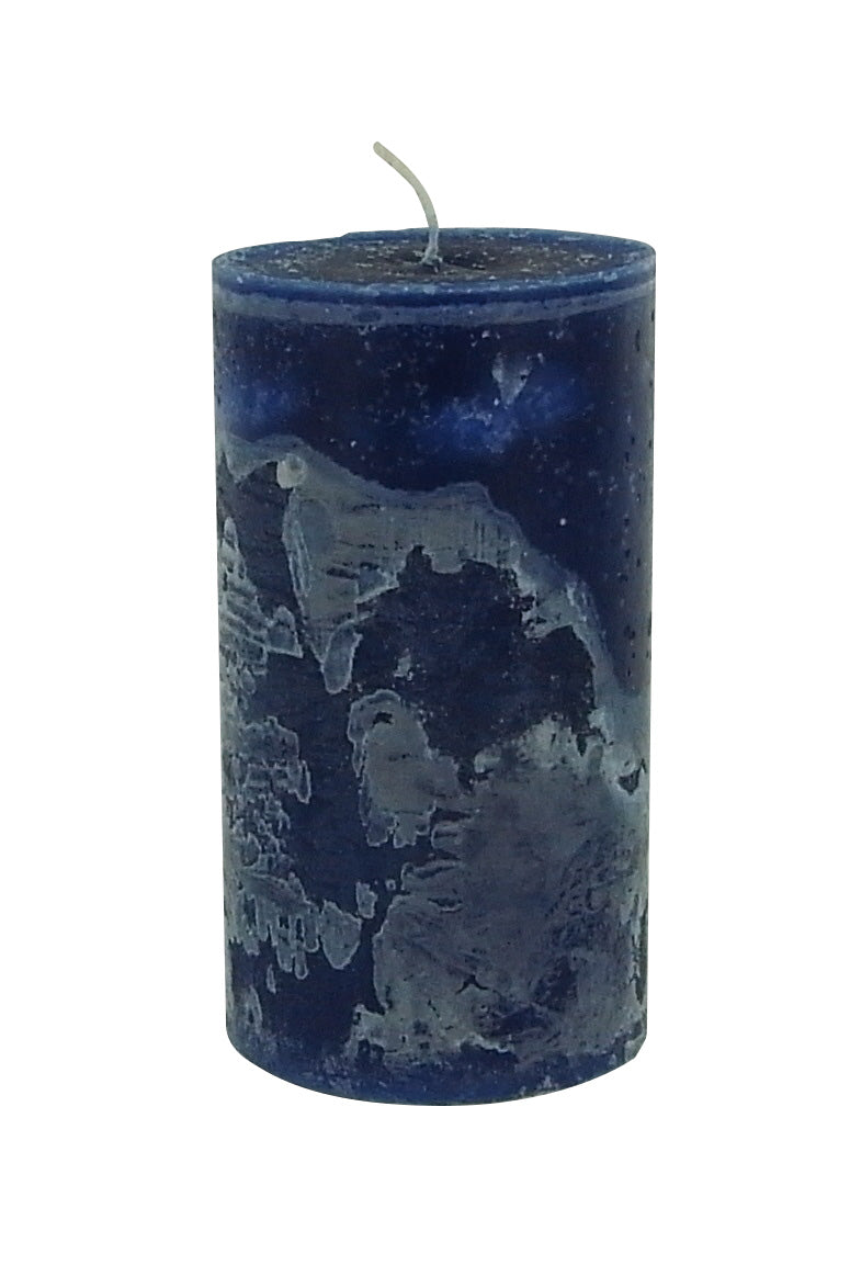 BOUGIES ET PARFUMS Bougie Michel Bleu Foncé 7x25