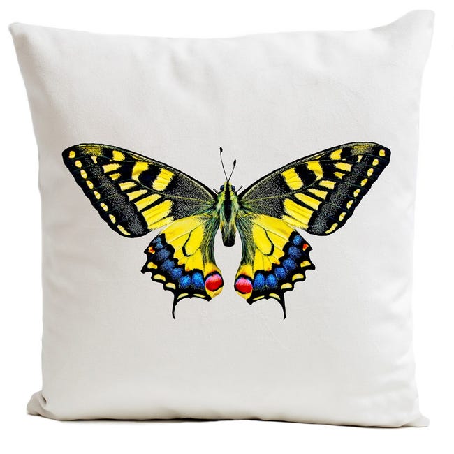 DECORATION Coussin Tiger Butterfly 60x60