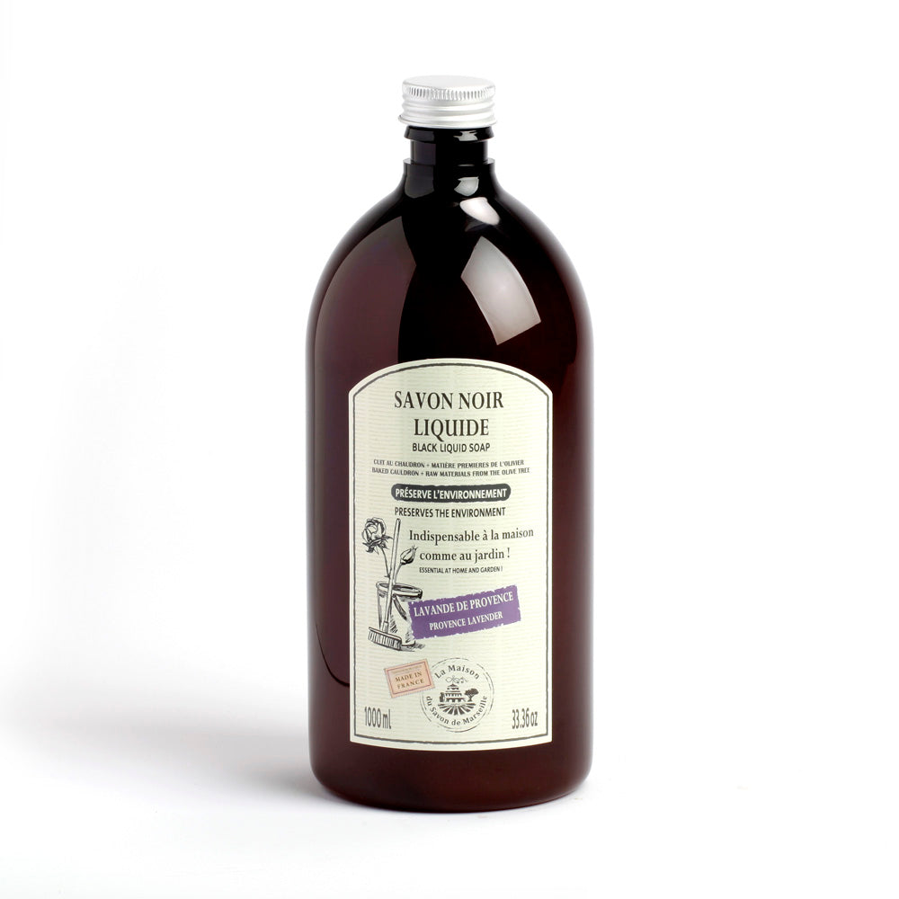 SALLE DE BAIN Entretien Savon Noir ménager liquide de Marseille Lavande