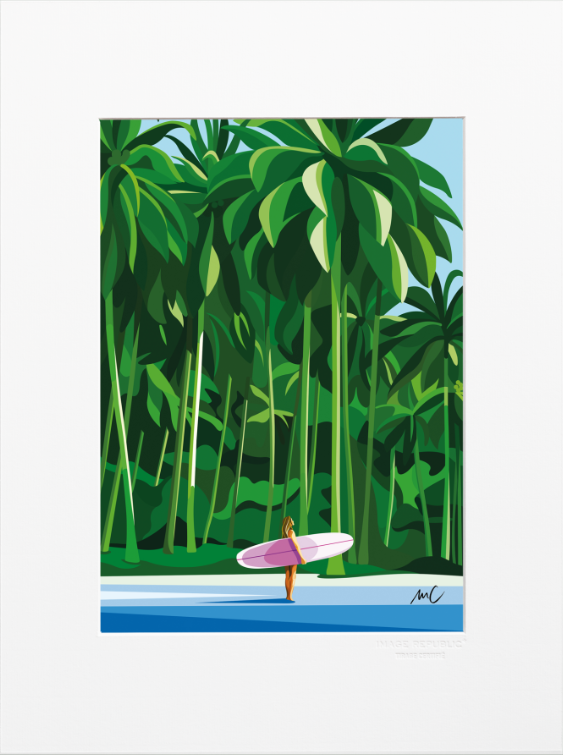 Illustration MOTHER NATURE MATHILDE CRETIER 30X40