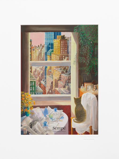 Illustration CHAT NYC SEMPE 30X40