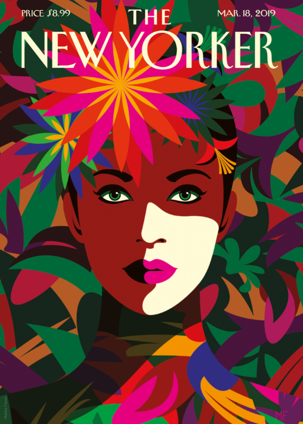 Illustration THE NEWYORKER 197 SPRING TO MIND FAVRE 40X50