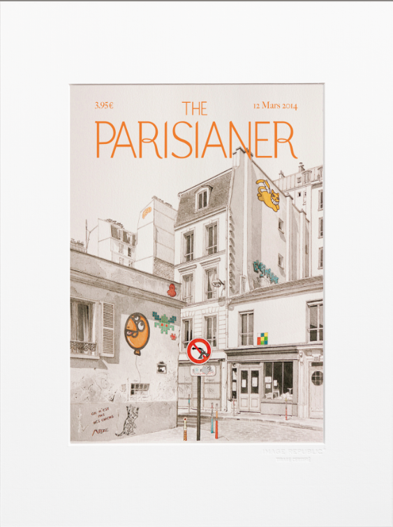 Illustration MIGNON 12 THE PARISIANER 40X50