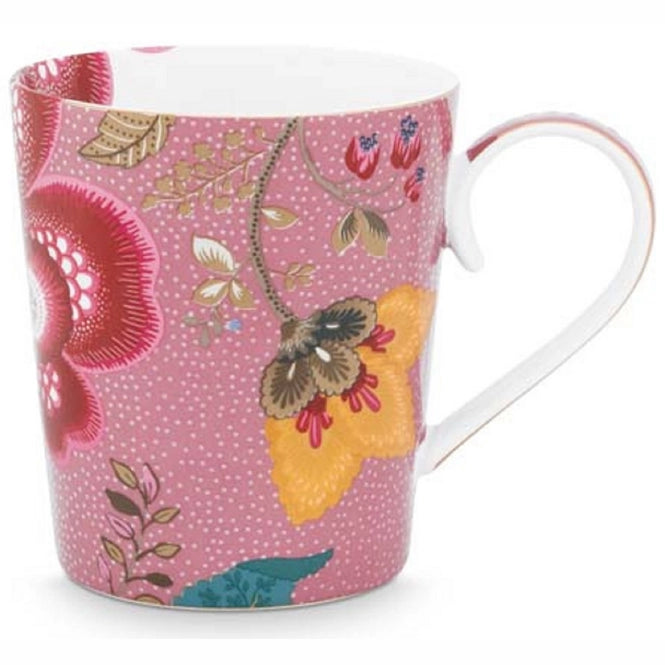 A TABLE Mug ALPHABET -Y Rose en porcelaine