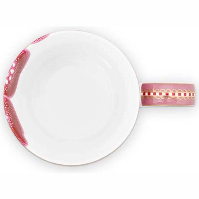 A TABLE Mug ALPHABET -Y Rose en porcelaine