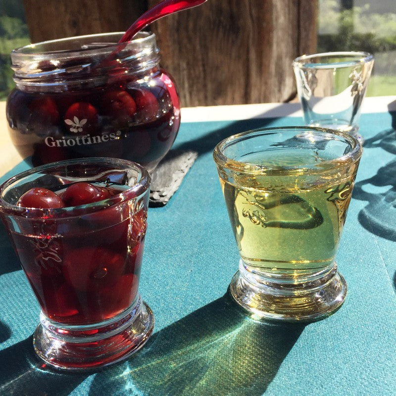 A TABLE Verre Set de 6 shooters ABEILLE Little Bee