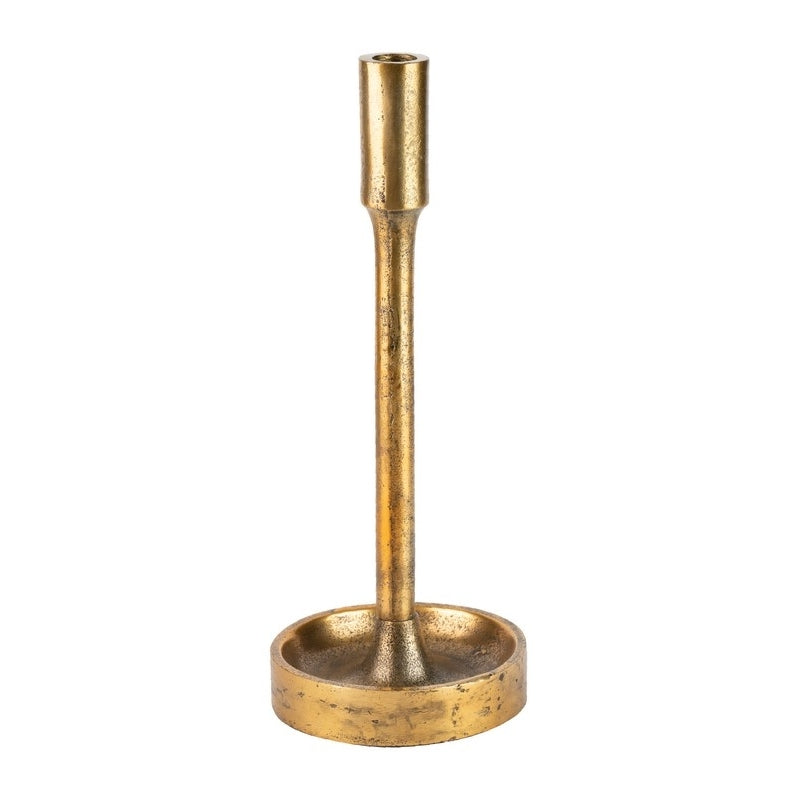 DECORATION Bougeoir TULSA ANTIQUE Or M en aluminium