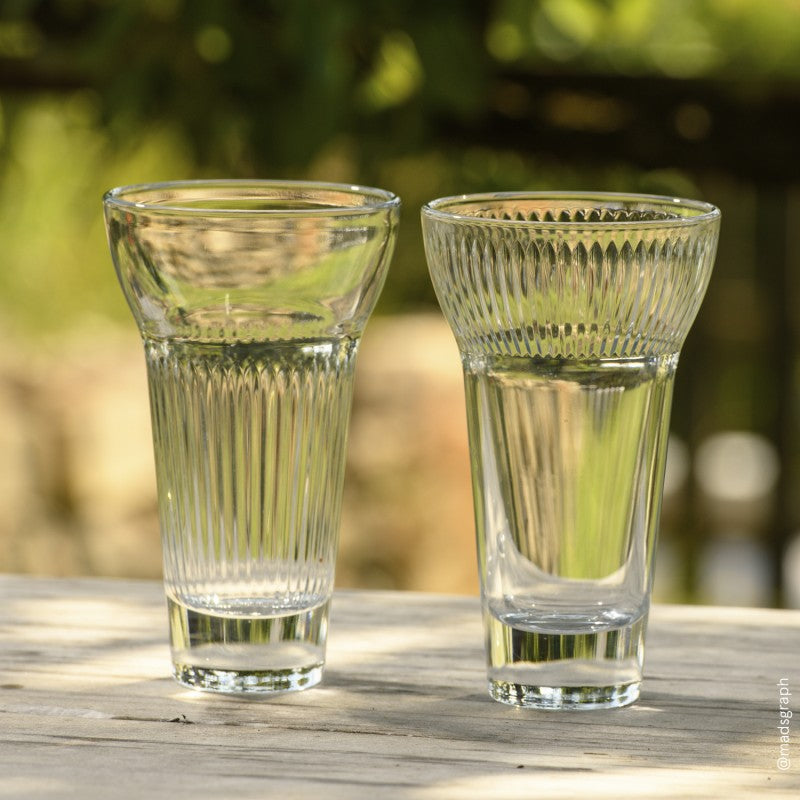 A TABLE Verre Set de 4 verres à pastis Fanny & Marius