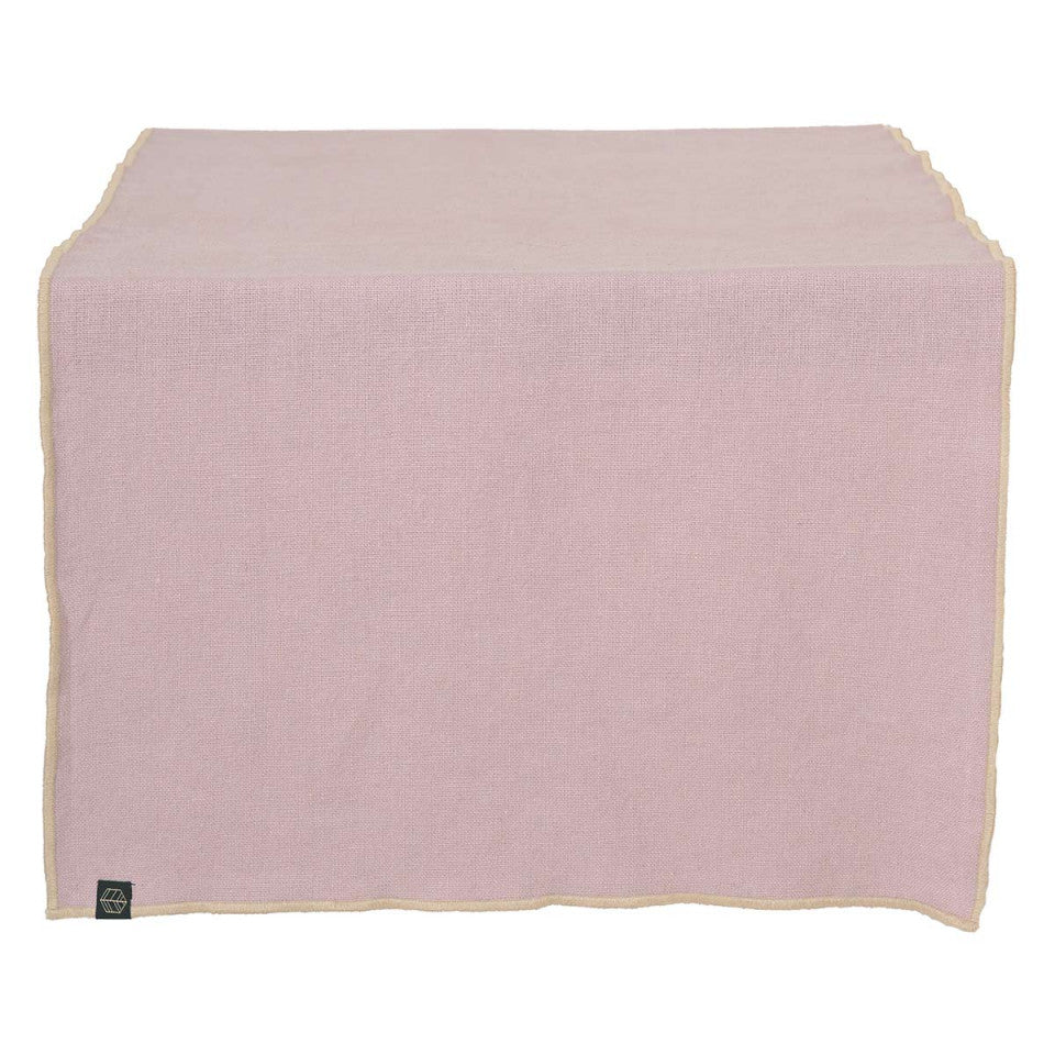 Chemin de table lin-coton 48x160 Pétale
