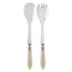 Couverts à Salade Vintage Inox Ajouré – Fabrication Française, Lot De 2