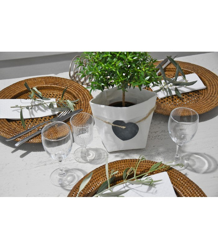 A TABLE Dessous d'assiette Miel en rotin