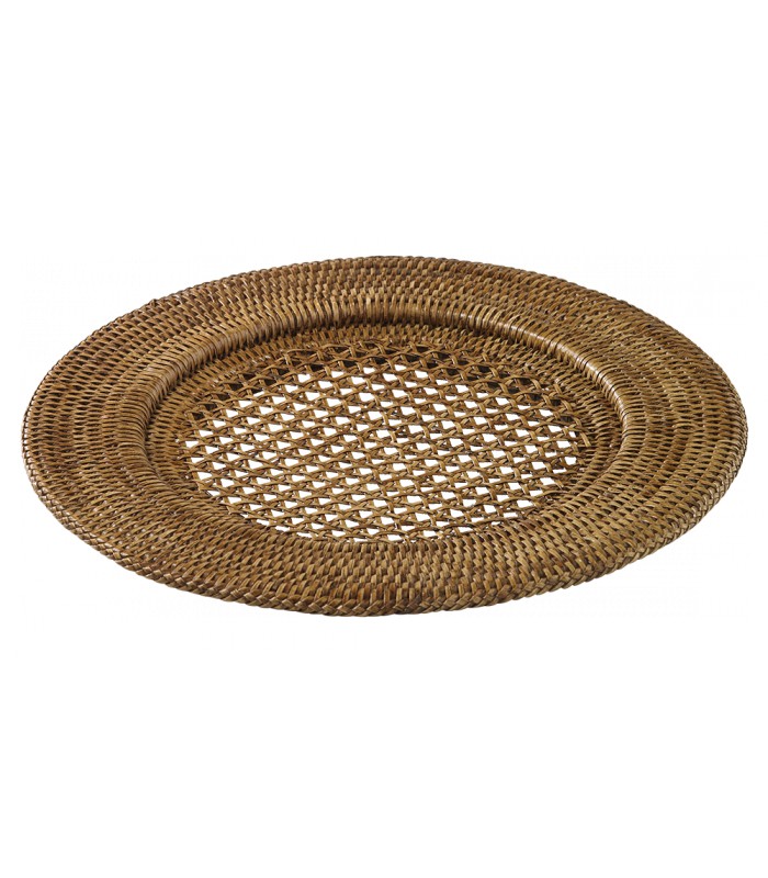 A TABLE Dessous d'assiette Miel en rotin