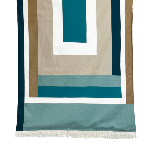 Drap de bain Kikoy Zanzibar Jade 90x170