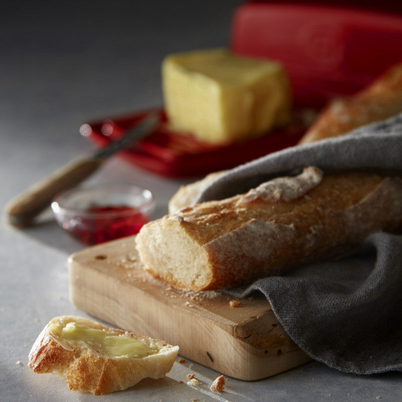 A TABLE Beurrier Grand cru Rouge en céramique
