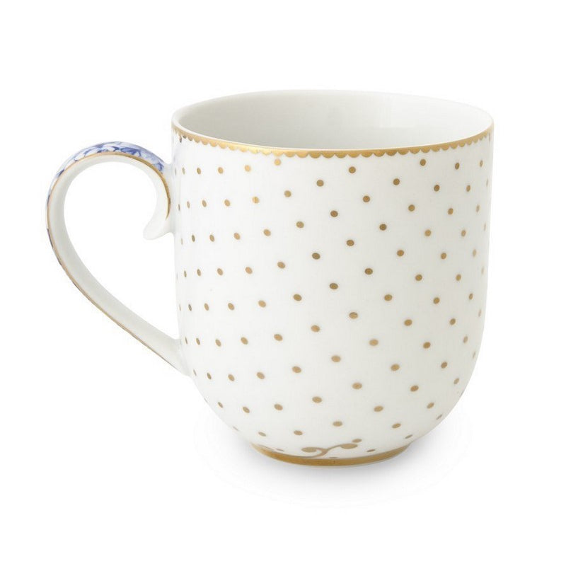 A TABLE Mug Royal blanc en porcelaine - 18cl