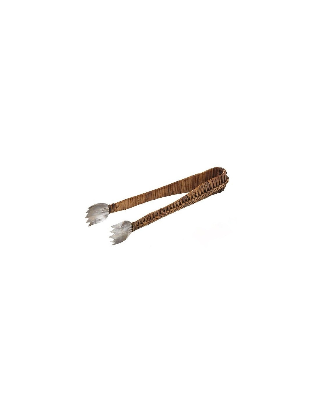 A TABLE Pince Tongs Miel en rotin