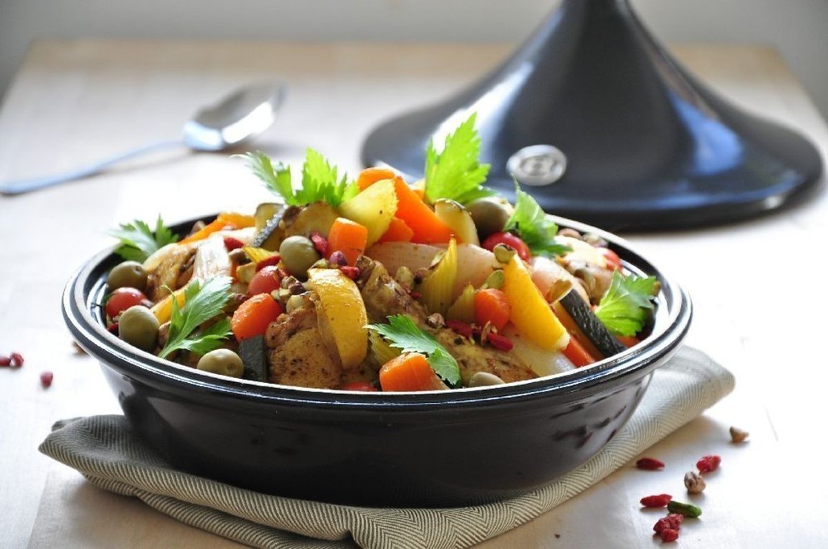 EN CUISINE Tajine 32cm Belle Ile en céramique