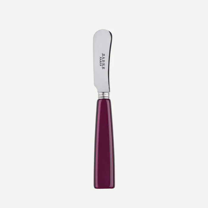 A TABLE Tartineur ICONE Aubergine -Inox et carbone