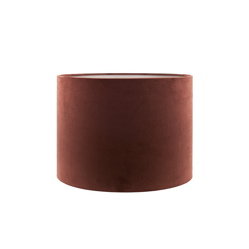LUMINAIRE Abat-jour BRIGHTON velours Marron foncé
