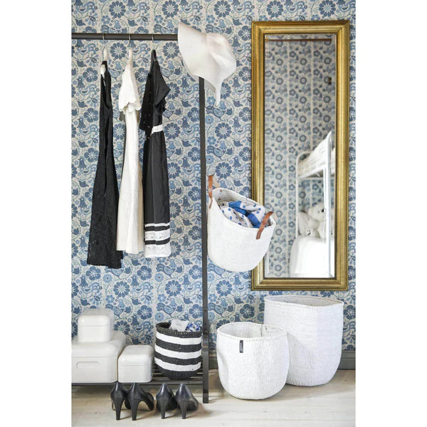 ACCESSOIRE Panier Kiondo Sisal et plastique Blanc L