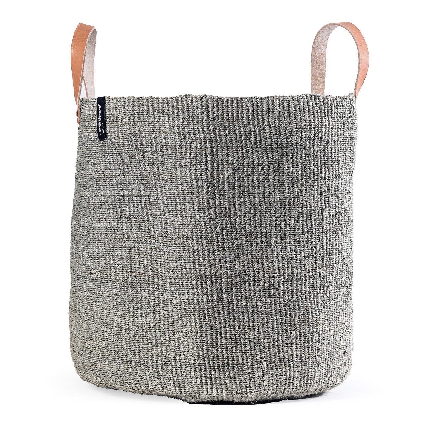 ACCESSOIRE Panier de marché Kiondo Anses courtes Gris clair L