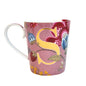 A TABLE Mug ALPHABET -S Rose en porcelaine
