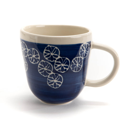 A Table Mug Helios Bleu en grès