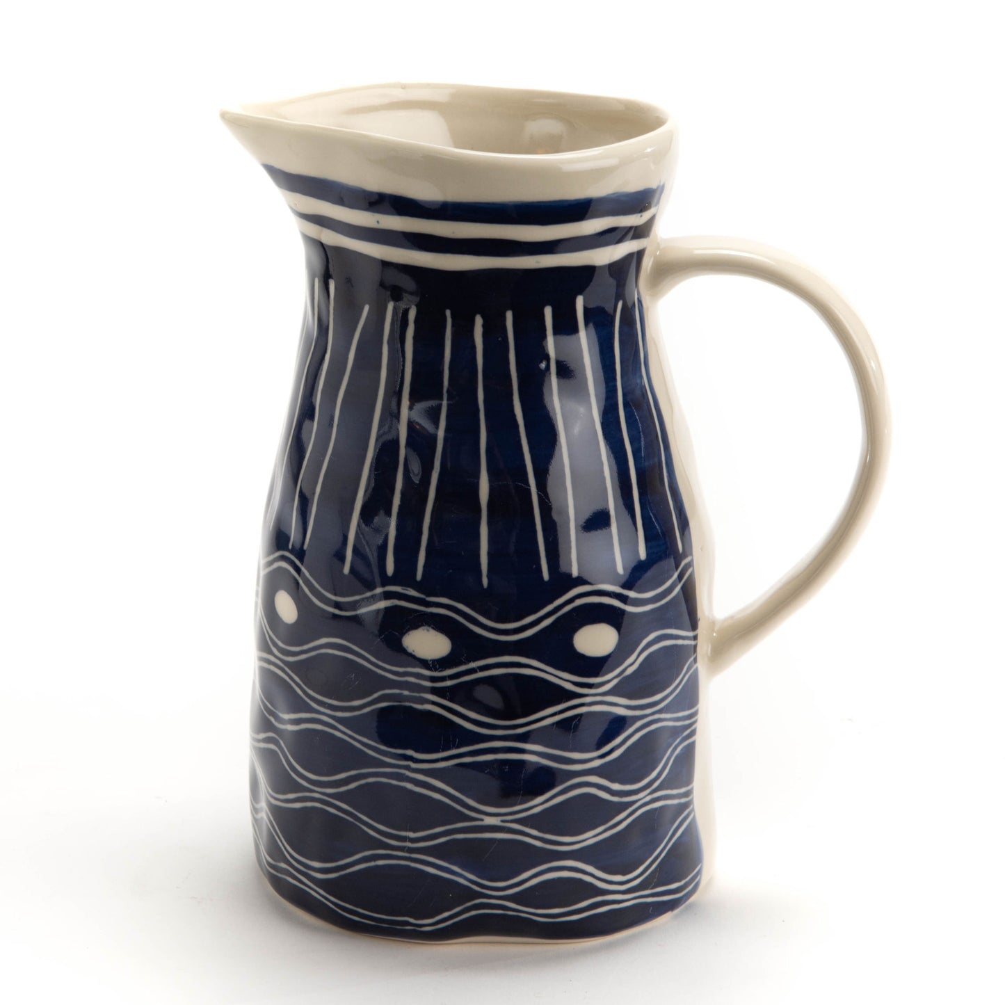 A Table Pichet Helios Bleu en grès