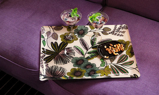 A TABLE Plateau acrylique OSAKA Crème