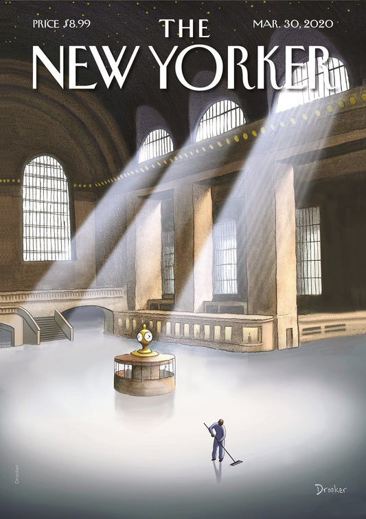DECORATION Murale illustration DROOKER 218 MARCH 30 220 THE NEWYORKER 40X50