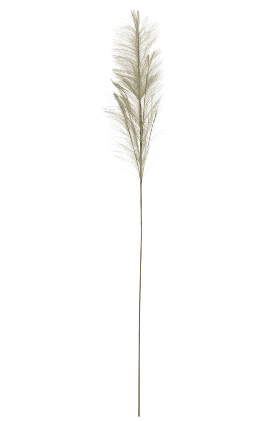 Branche plumeau Gris clair artificiel