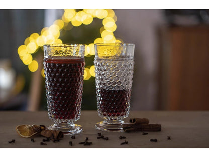 Verre Set 2 VAP transparent en cristal de Bohême