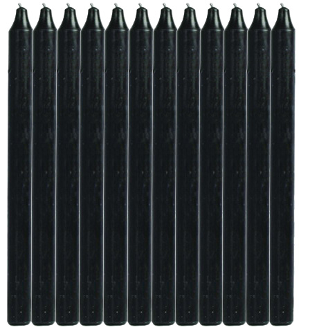 BOUGIES ET PARFUMS Bougie de table Noir 2x30