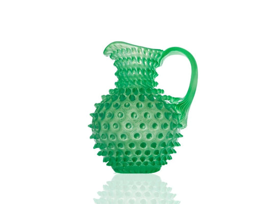 A TABLE Carafe cristal de Bohême ALICE'S PARIS Vert menthe 2L pointe diamant