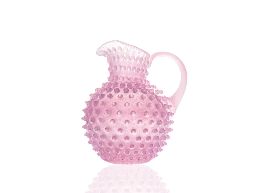 A TABLE Carafe cristal de Bohême ALICE'S PARIS Silky Rose 2L pointe diamant