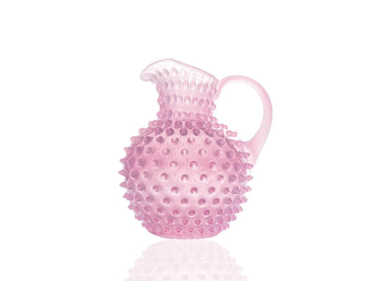 A TABLE Carafe cristal de Bohême ALICE'S PARIS Silky Rose 2L pointe diamant
