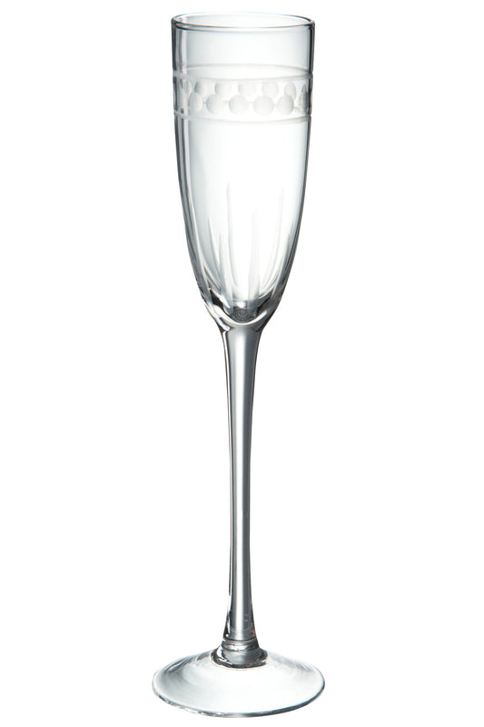 Flûte à Champagne boule verre