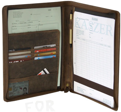 ACCESSOIRES maroquinerie Porte-documents conférencier marron en cuir