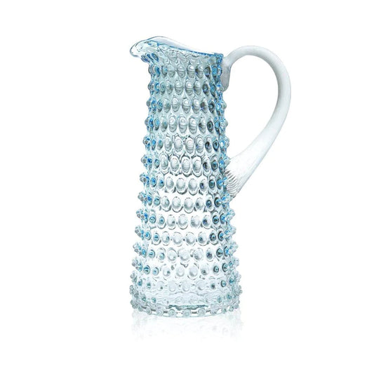 A TABLE Carafe Haute en cristal Azur pointe diamant anse transparente