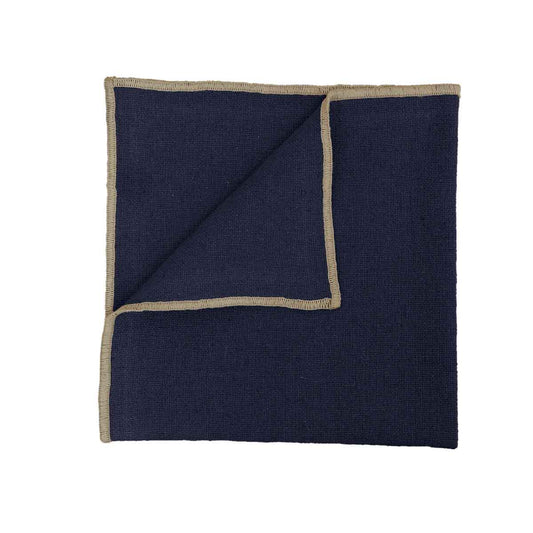 Serviette de table Encre lin-coton 40x40