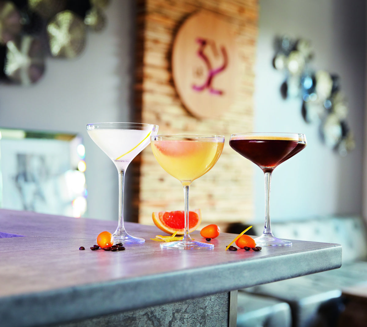 Verre à pied Duo Coupes Cocktail