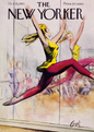 DECORATION Murale illustration THE NEWYORKER BALLET CLASS GETZ  30X40
