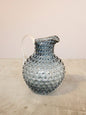 A TABLE Carafe gris bleu 2L pointe de diamant en cristal