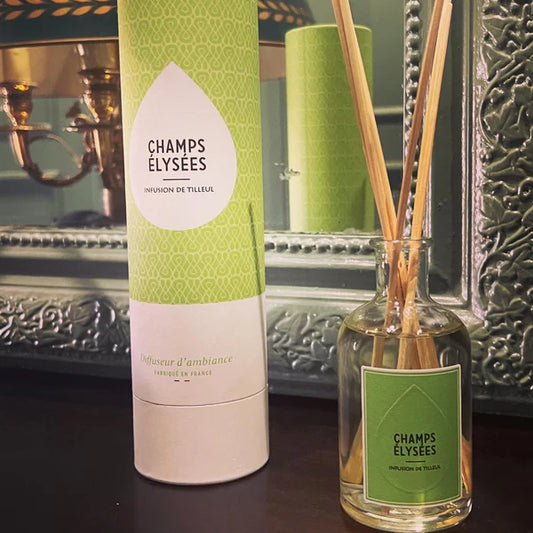 BOUGIES ET PARFUMS Diffuseur d'ambiance Champs Elysées Infusion de tilleul